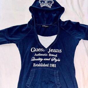 Guess Jeans short sleeve hoodie